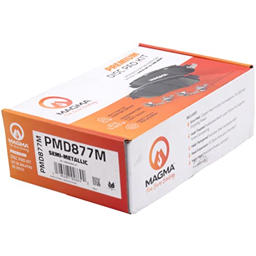 MAGMA Premium Semi-Metallic Brake Pads PMD877M