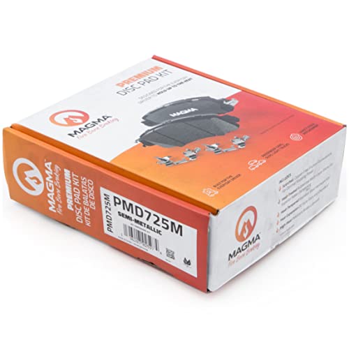 MAGMA Premium Semi-Metallic Brake Pads PMD725M