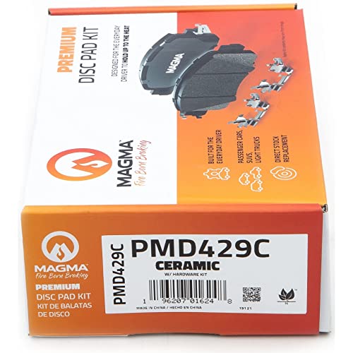 MAGMA Premium PMD429C Ceramic Brake Pads, Rear