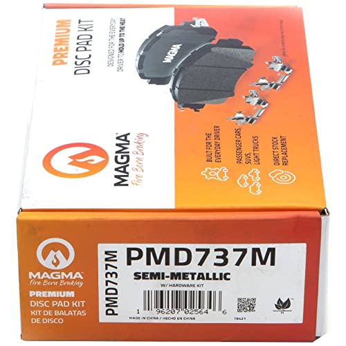 MAGMA Premium Semi-Metallic Brake Pads PMD737M