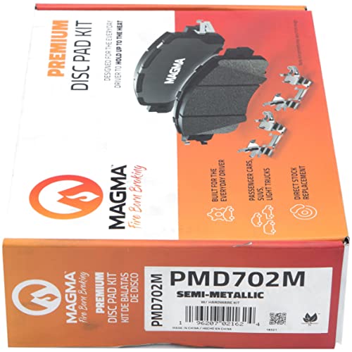 MAGMA Premium PMD702M Semi-Metallic Brake Pads
