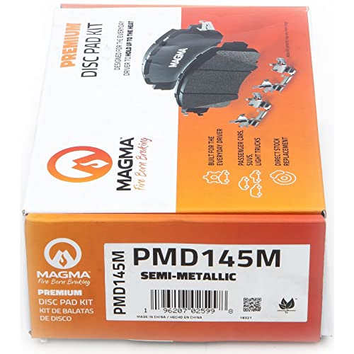 MAGMA Premium Semi-Metallic Brake Pads PMD145M