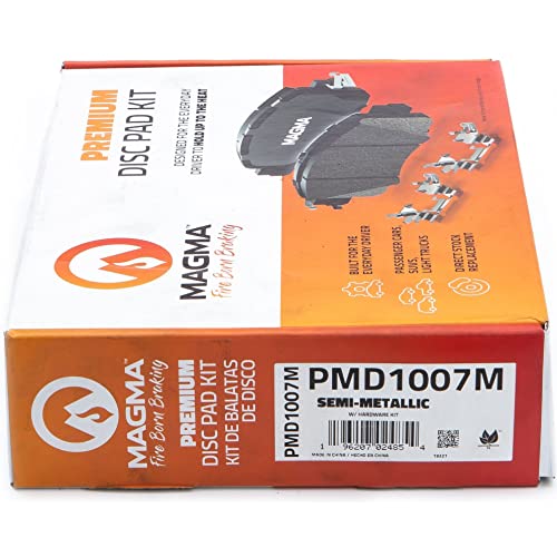 MAGMA Premium Semi-Metallic Brake Pads PMD1007M