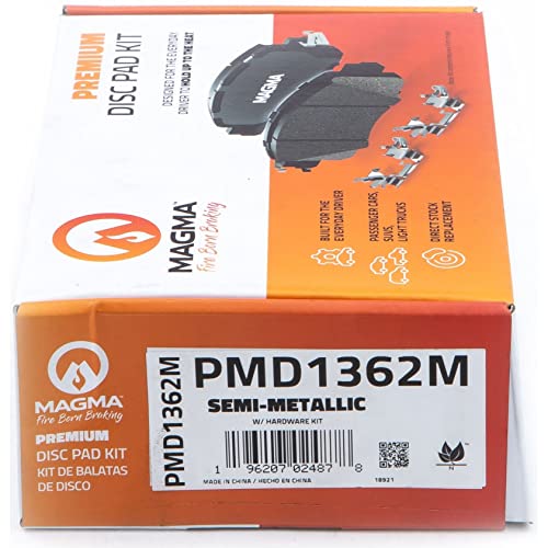MAGMA Premium Semi-Metallic Brake Pads PMD1362M