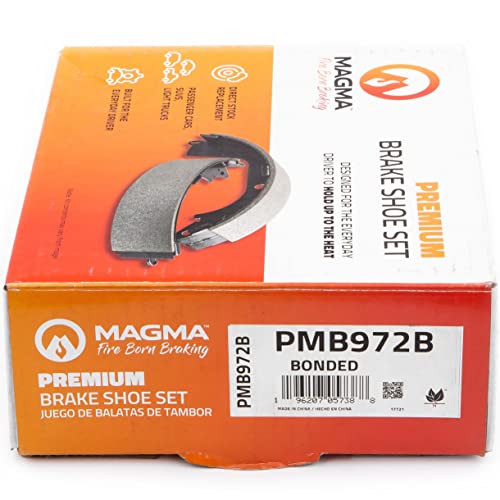 MAGMA Premium Parking Brake Shoes PMB972B