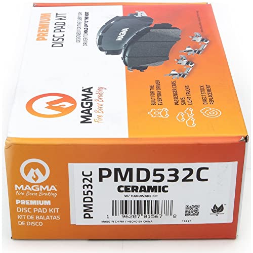 MAGMA Premium PMD532C Ceramic Brake Pads, Rear