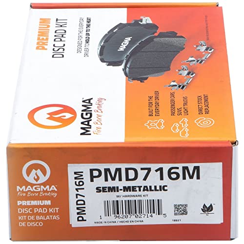 MAGMA Premium Semi-Metallic Brake Pads PMD716M