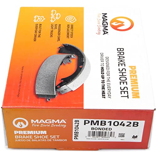 MAGMA Premium PMB1042B Parking Brake Shoes