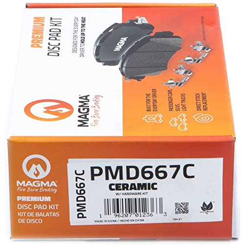 MAGMA Premium Ceramic Brake Pads PMD667C