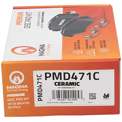 MAGMA Premium PMD471C Ceramic Brake Pads, Rear