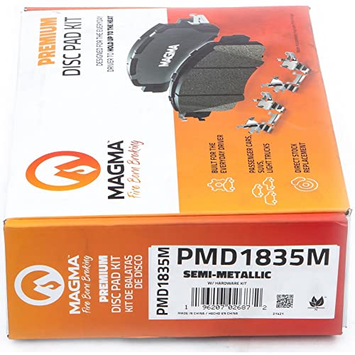 MAGMA Premium Semi-Metallic Brake Pads PMD1835M
