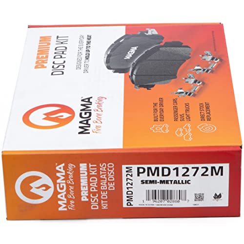 MAGMA Premium Semi-Metallic Brake Pads PMD1272M