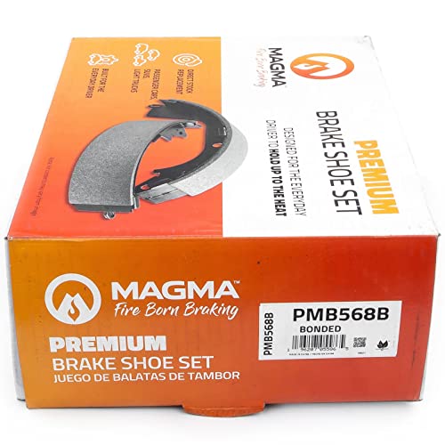 MAGMA Premium PMB568B Bonded Shoes, Rear