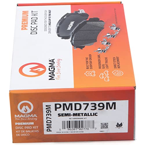 MAGMA Premium Semi-Metallic Brake Pads PMD739M
