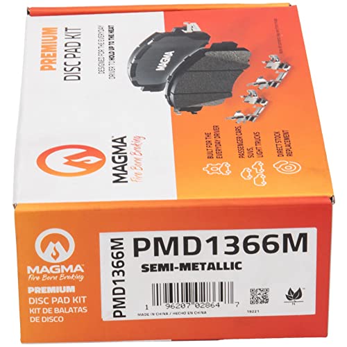 MAGMA Premium Semi-Metallic Brake Pads PMD1366M
