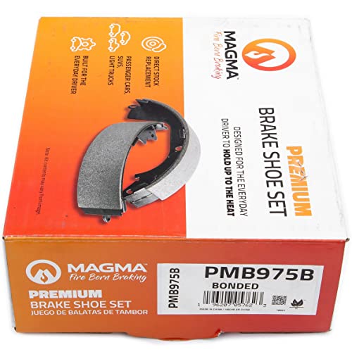 MAGMA Premium Parking Brake Shoes PMB975B