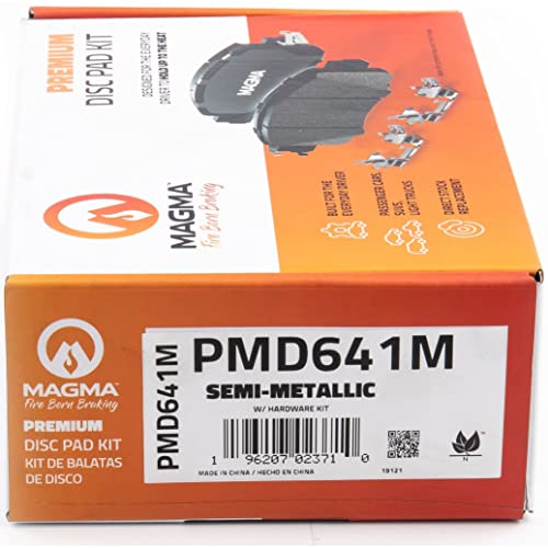 MAGMA Premium Semi-Metallic Brake Pads PMD641M