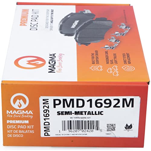 MAGMA Premium Semi-Metallic Brake Pads PMD1692M