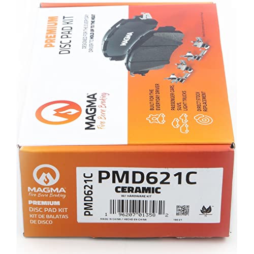 MAGMA Premium PMD621C Ceramic Brake Pads, Front