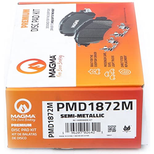 MAGMA Premium Semi-Metallic Brake Pads PMD1872M