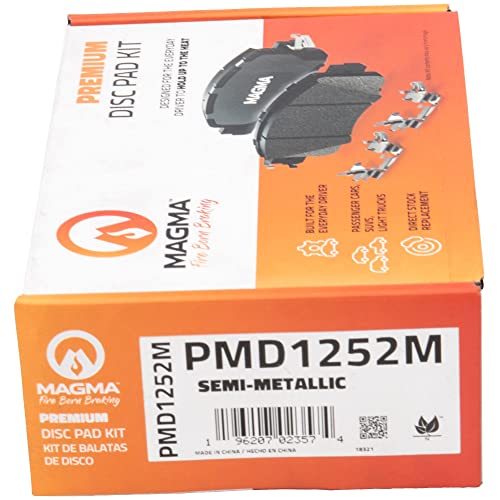 MAGMA Premium Semi-Metallic Brake Pads PMD1252M