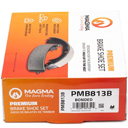 MAGMA Premium Parking Brake Shoes PMB813B
