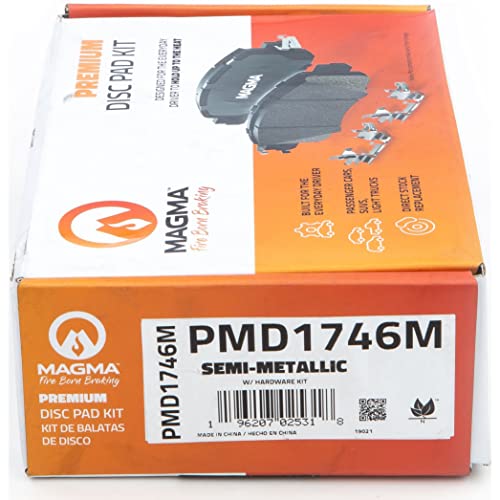 MAGMA Premium Semi-Metallic Brake Pads PMD1746M