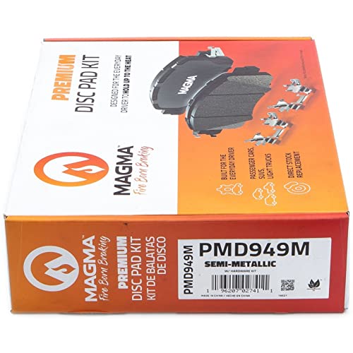 MAGMA Premium Semi-Metallic Brake Pads PMD949M