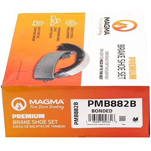 MAGMA Premium Parking Brake Shoes PMB882B