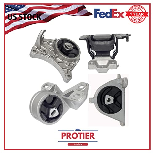 Westar Engine Motor & Transmission Mounts ETK-011 4PCS Fit 01-07 Chrysler Town & Country 3.3L / 3.8L 2WD