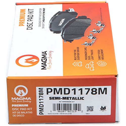 MAGMA Premium Semi-Metallic Brake Pads PMD1178M