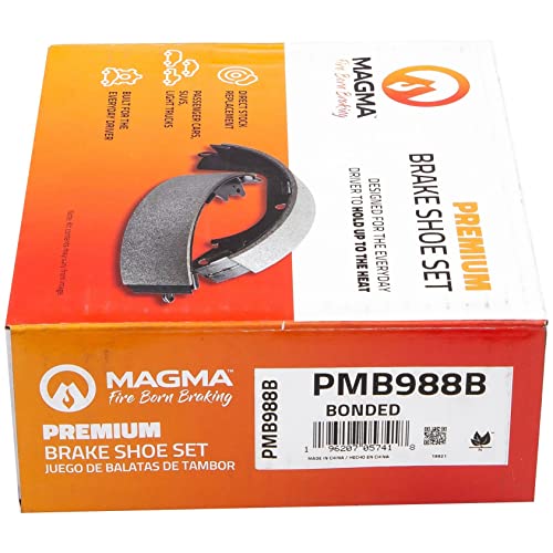 MAGMA Premium Parking Brake Shoes PMB988B