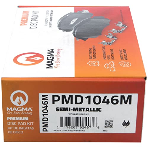MAGMA Premium Semi-Metallic Brake Pads PMD1046M