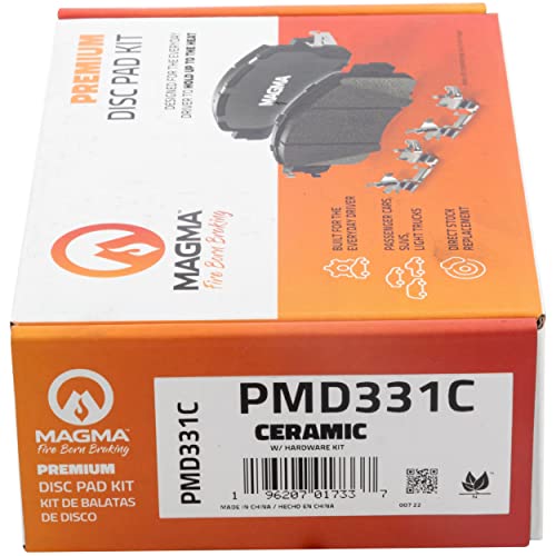 MAGMA Premium PMD331C Ceramic Brake Pads, Front