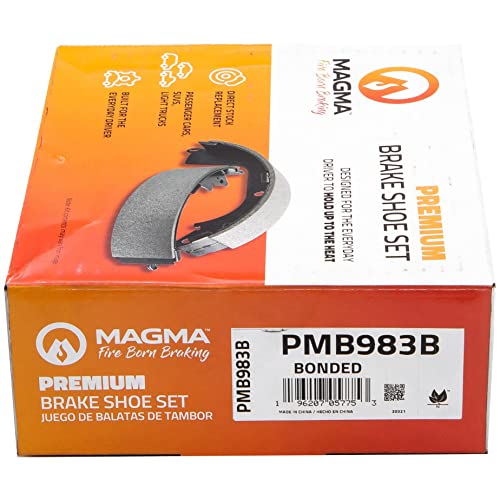 MAGMA Premium Parking Brake Shoes PMB983B