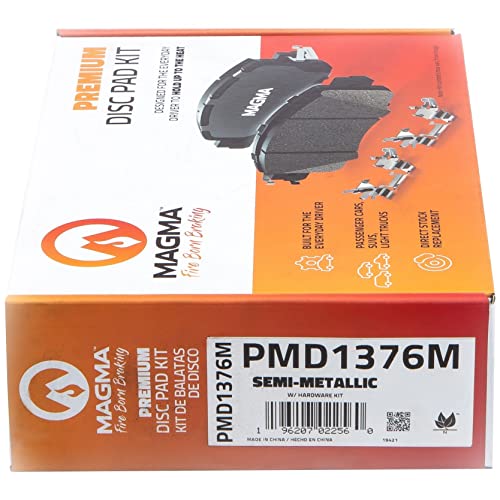 MAGMA Premium Semi-Metallic Brake Pads PMD1376M