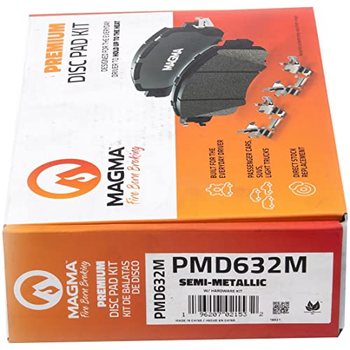 MAGMA Premium Semi-Metallic Brake Pads PMD632M
