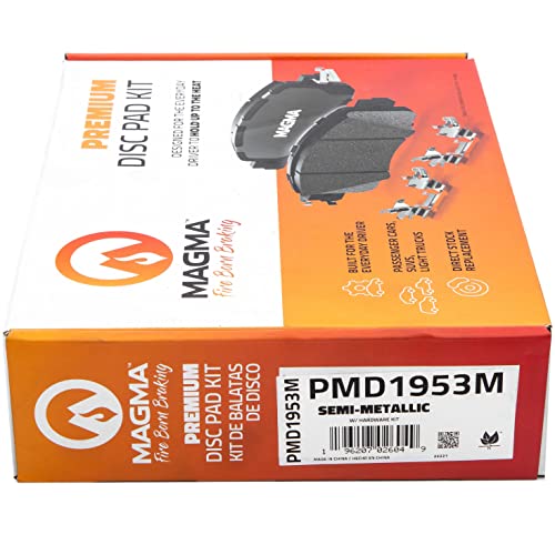 MAGMA Premium Semi-Metallic Brake Pads PMD1953M