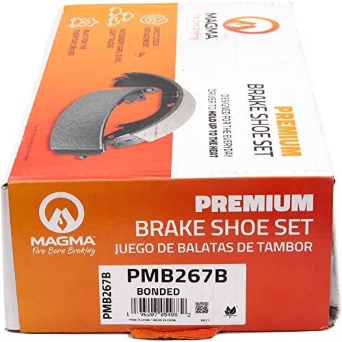 MAGMA Premium PMB267B Bonded Shoes, Rear