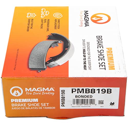 MAGMA Premium Parking Brake Shoes PMB819B