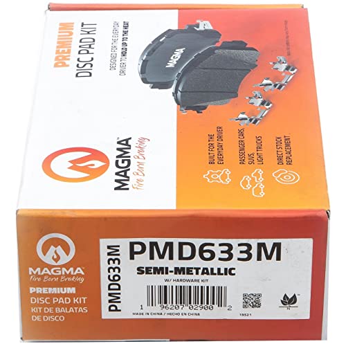 MAGMA Premium Semi-Metallic Brake Pads PMD633M