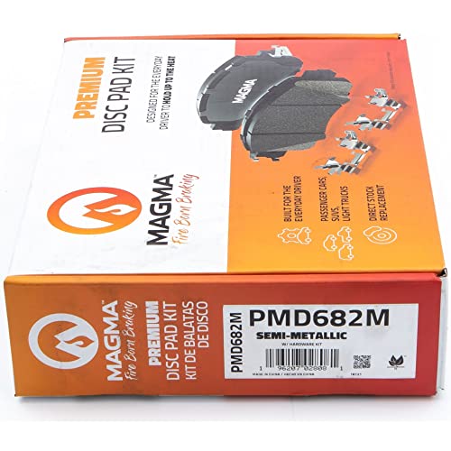 MAGMA Premium PMD682M Semi-Metallic Brake Pads