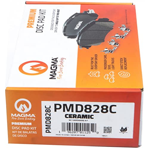 MAGMA Premium PMD828C Ceramic Brake Pads, Rear