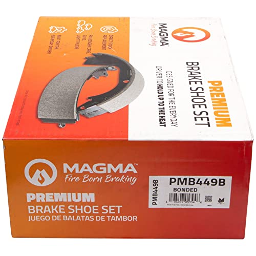 MAGMA Premium PMB449B Bonded Shoes, Rear
