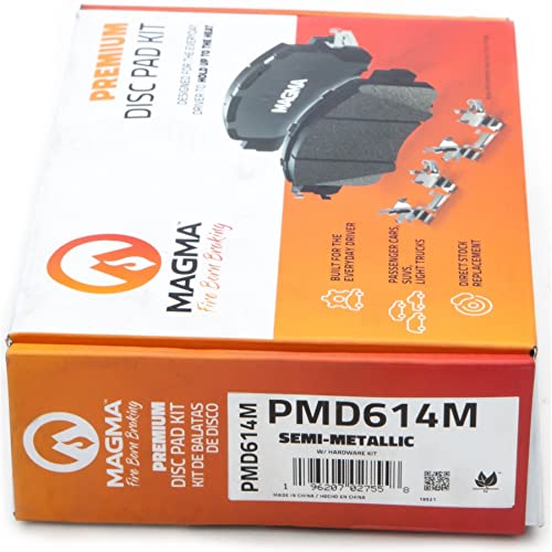 MAGMA Premium Semi-Metallic Brake Pads PMD614M