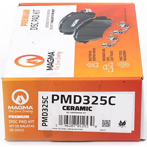 MAGMA Premium PMD325C Ceramic Brake Pads, Rear