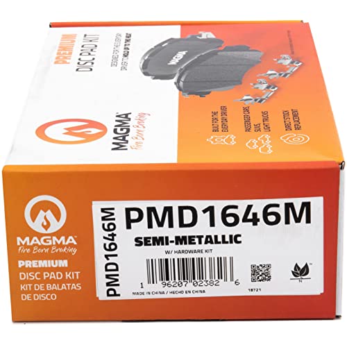 MAGMA Premium Semi-Metallic Brake Pads PMD1646M