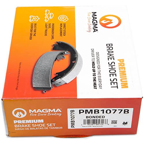 MAGMA Premium Parking Brake Shoes PMB1077B