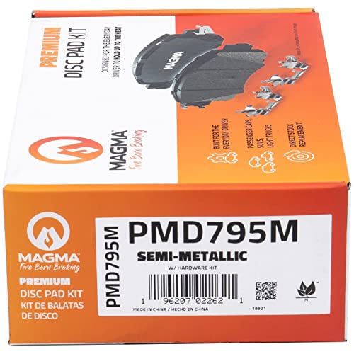 MAGMA Premium Semi-Metallic Brake Pads PMD795M
