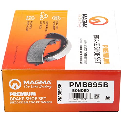 MAGMA Premium Parking Brake Shoes PMB895B